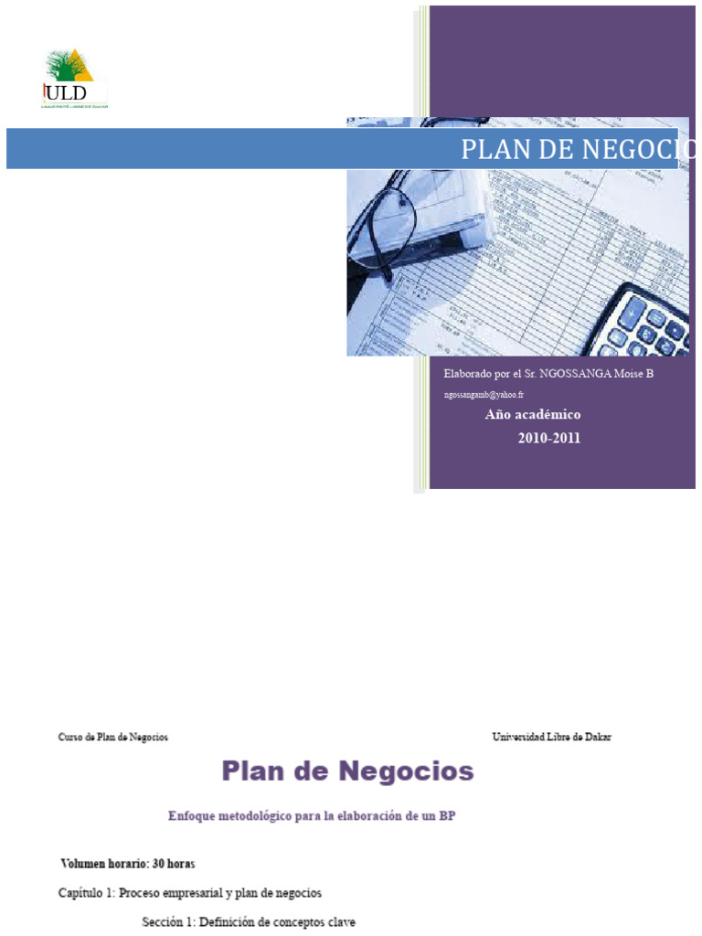 Guía Completa para Elaborar un Plan de Negocios | PDF | Plan de ...