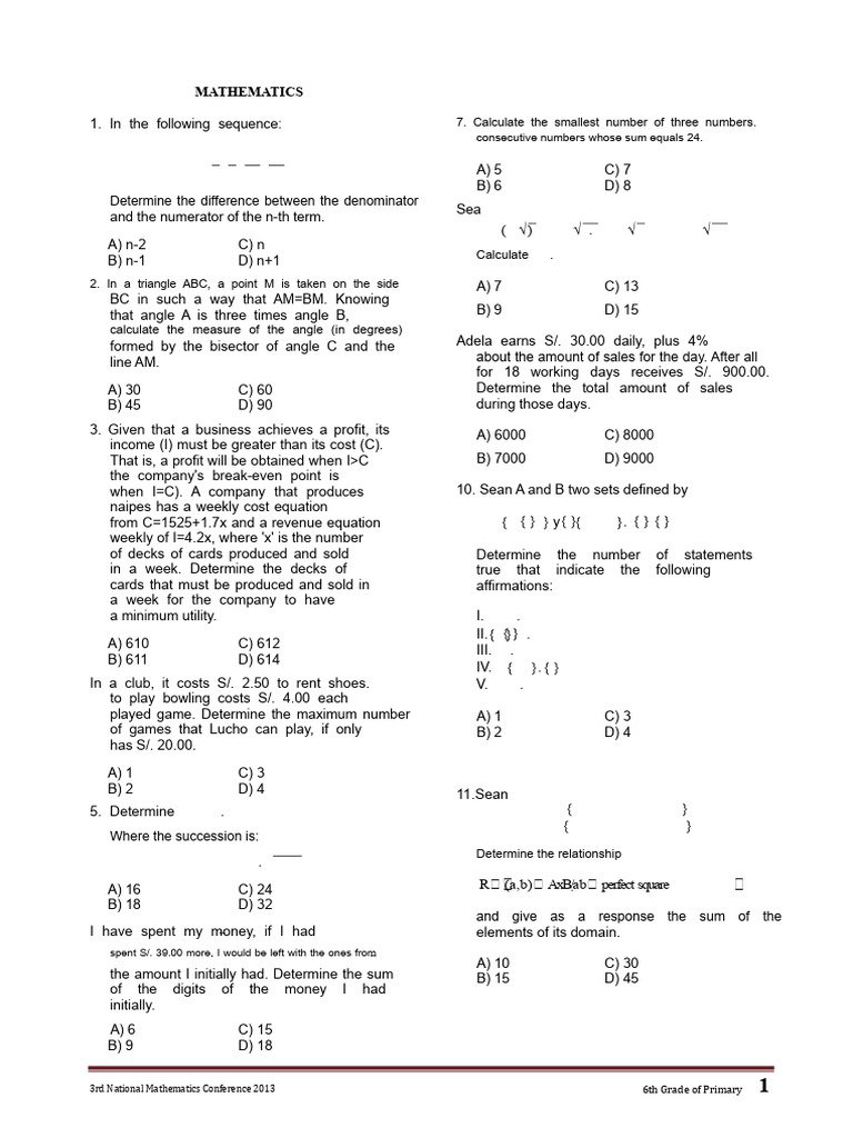 Math Problems and Solutions Guide | PDF | Decimal | Numbers
