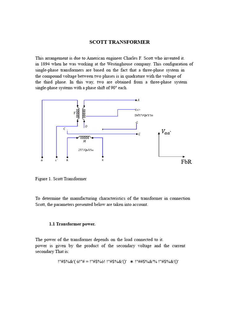 Scott Transformer | PDF | Transformer | Electric Current