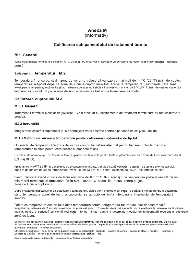 Api Spec 6a Anexa M PDF | PDF