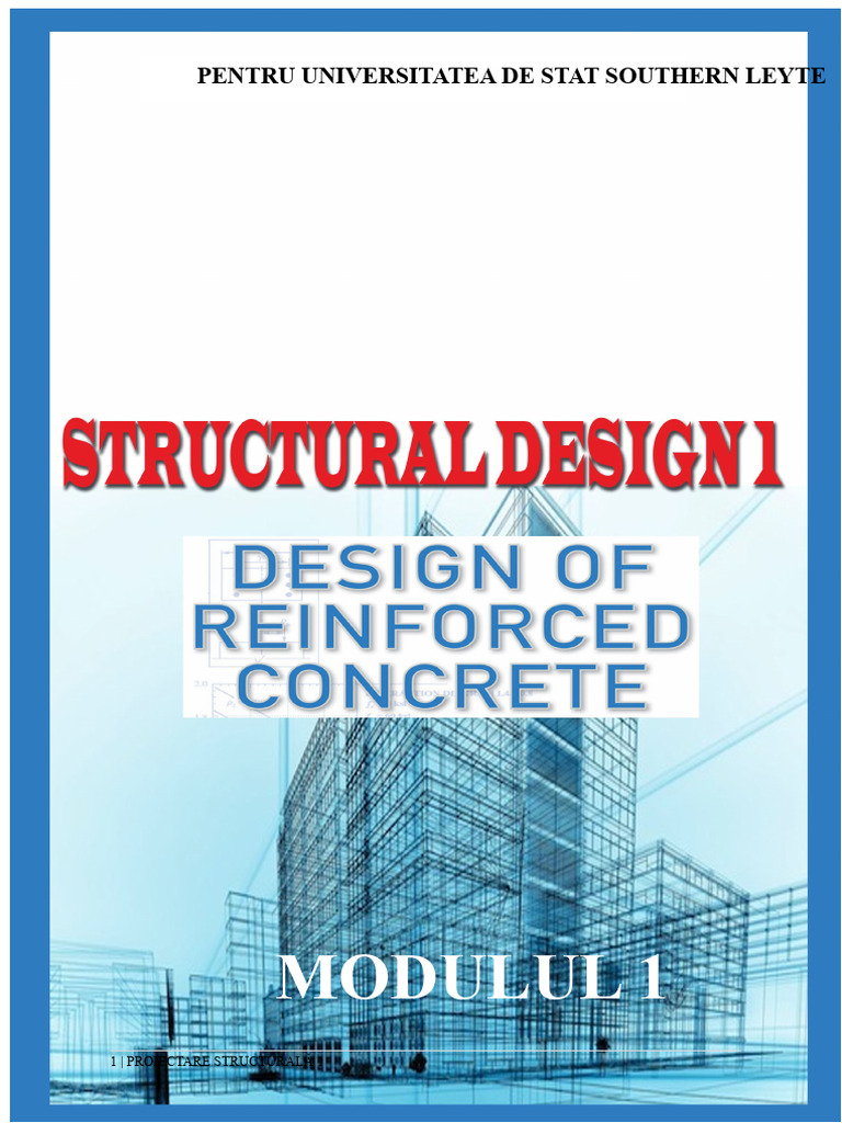 MODULUL 1 - Design Structural 1 - Beton Armat | PDF