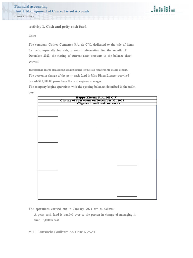 Current Asset Management Case Studies | PDF | Banks | Financial Accounting
