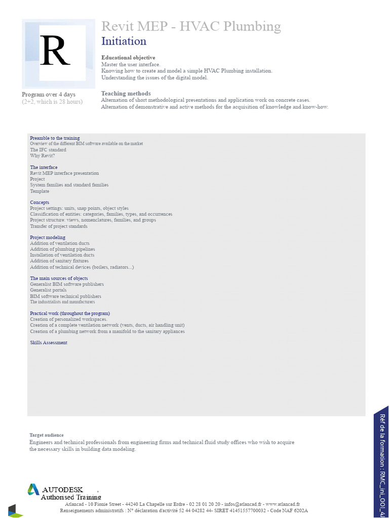 775 Revit Mep Hvac Plumbing Initiation 30 | PDF