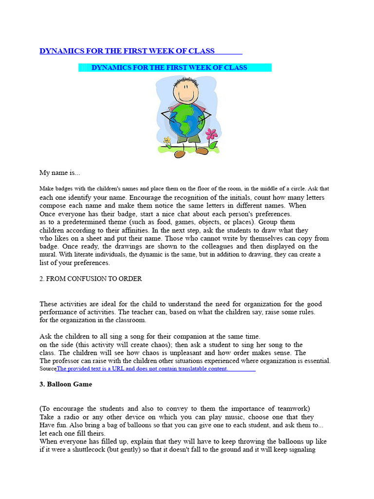 Engaging Classroom Activities for Kids | PDF | Schools | Teachers