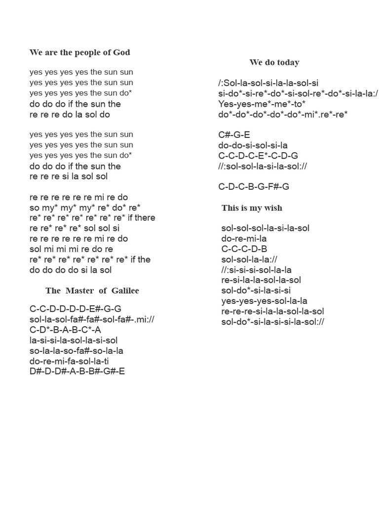 Worship Lyrics and Chords Collection | PDF | Jesus