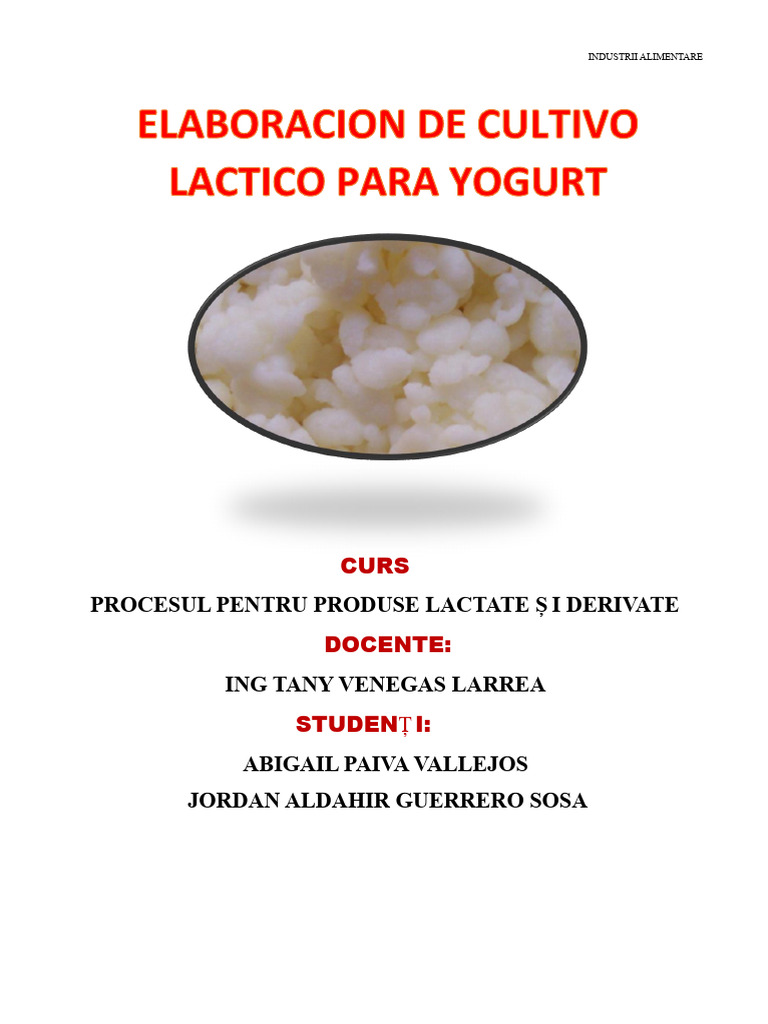 Cultiv Lactat JGS | PDF