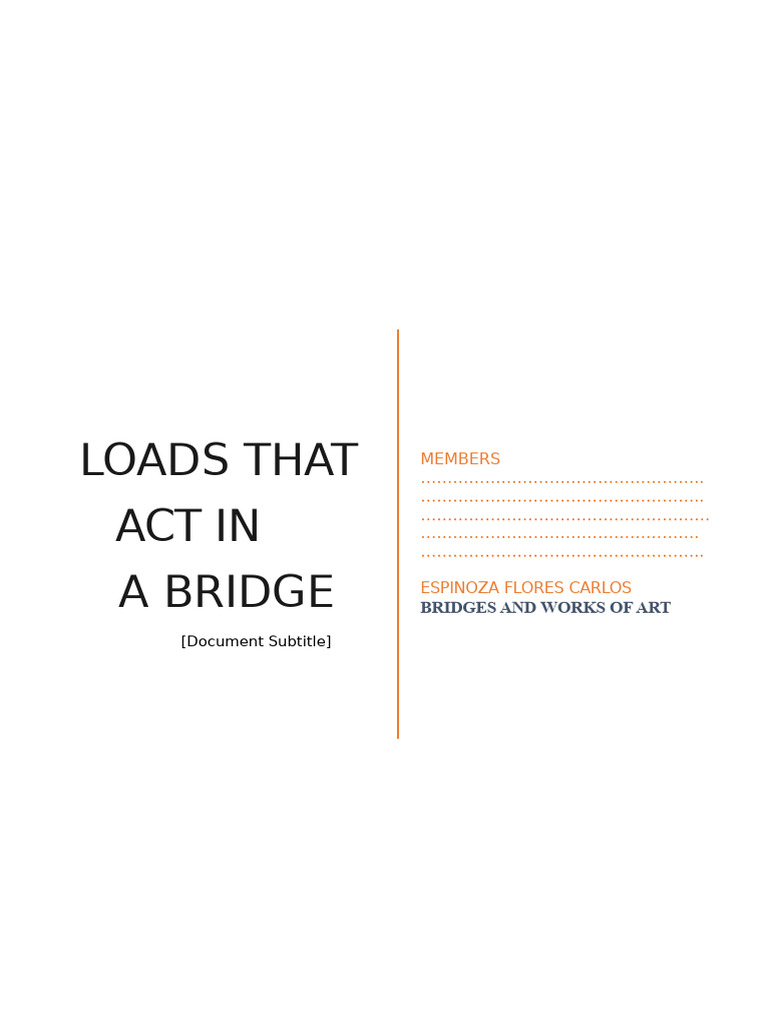 Bridge Load Analysis and Design Factors | PDF | Structural Load | Bridge