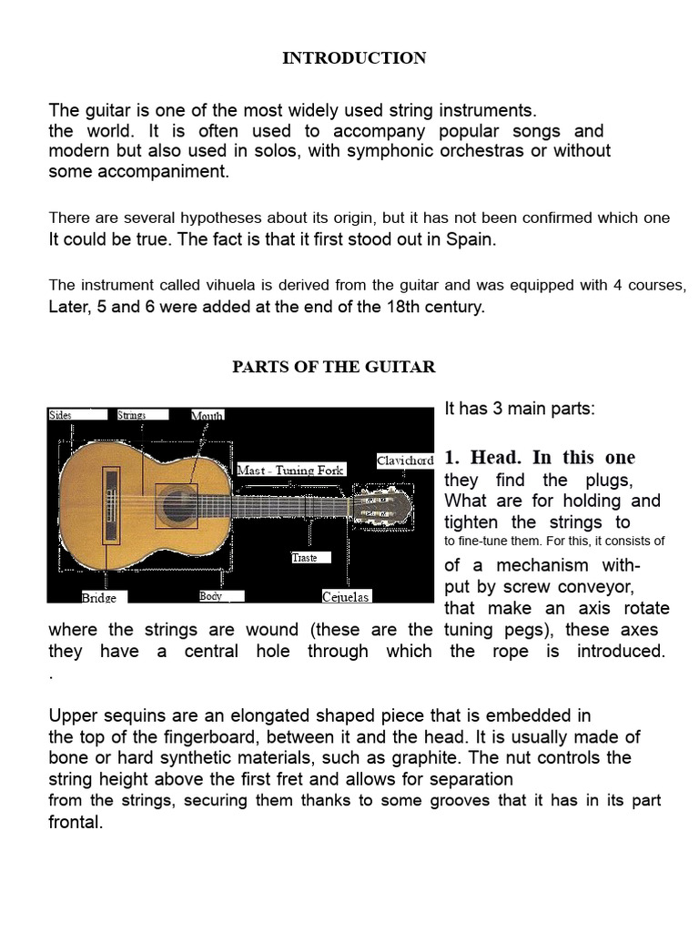 Guitar Fundamentals Overview | PDF | Guitars | Scale (Music)