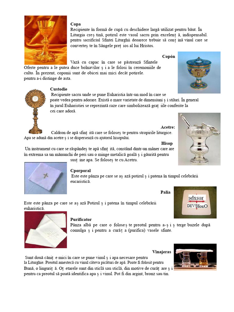 Obiecte Liturgice | PDF