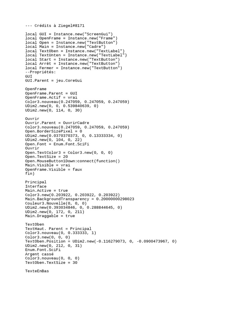 Script para Broken Bones IV en Roblox | PDF