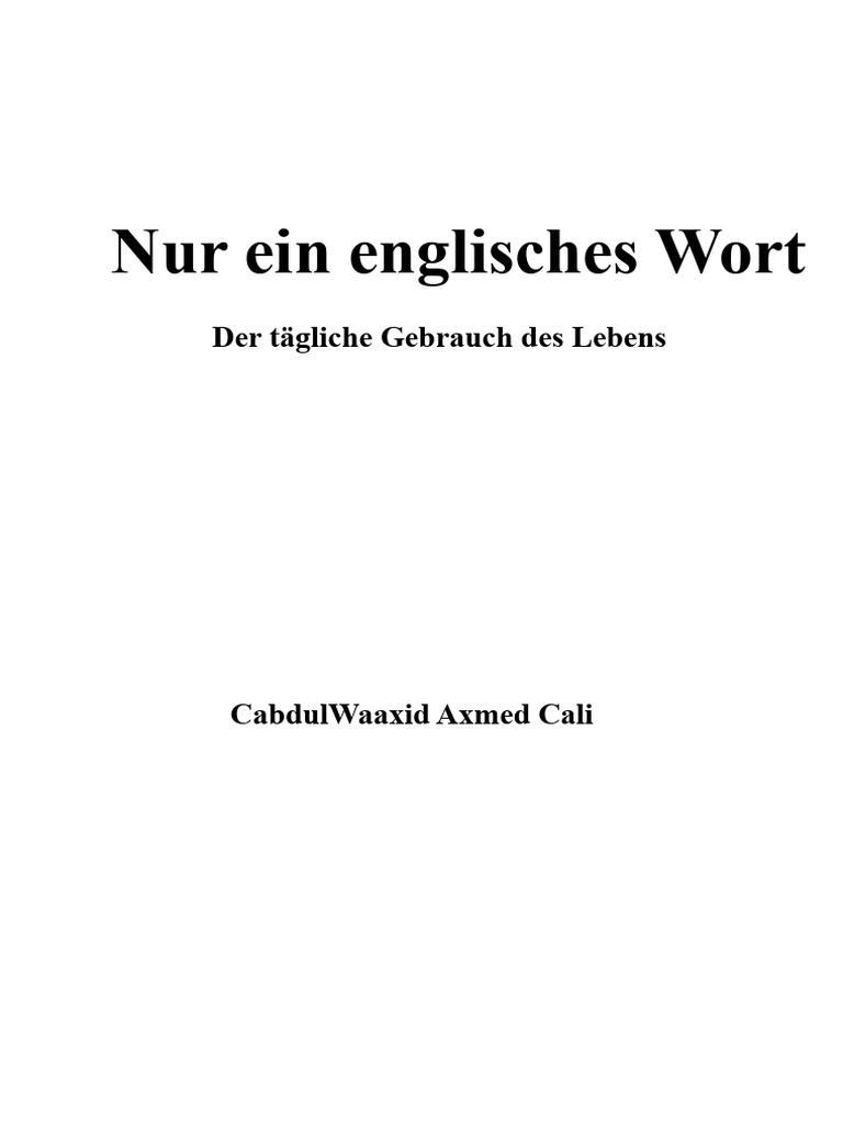 @samewade 1000 Wörter Auf Englisch PDF | PDF