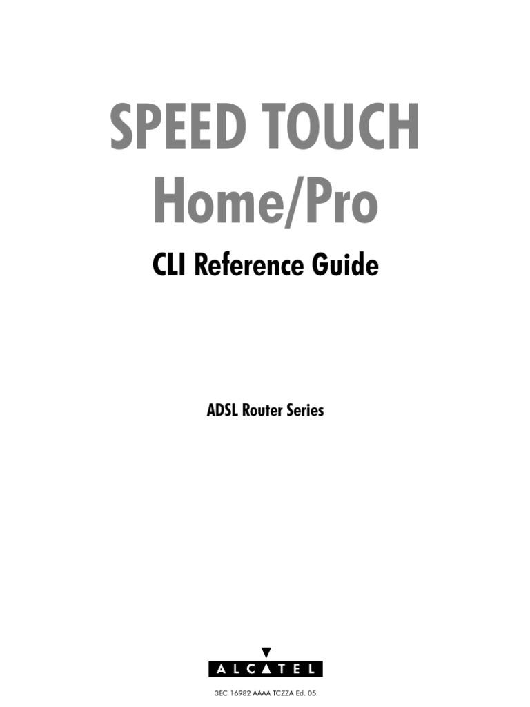 Alcatel CLI Reference Guide | PDF | File Transfer Protocol | Command ...