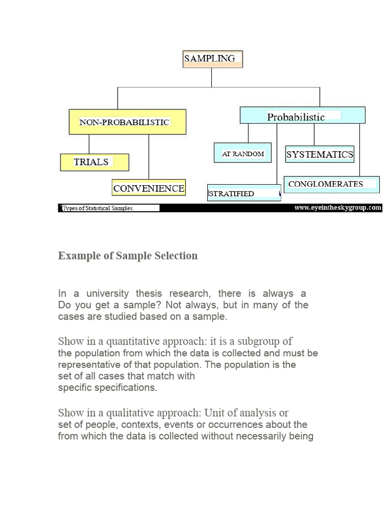Example of Sample Selection | PDF
