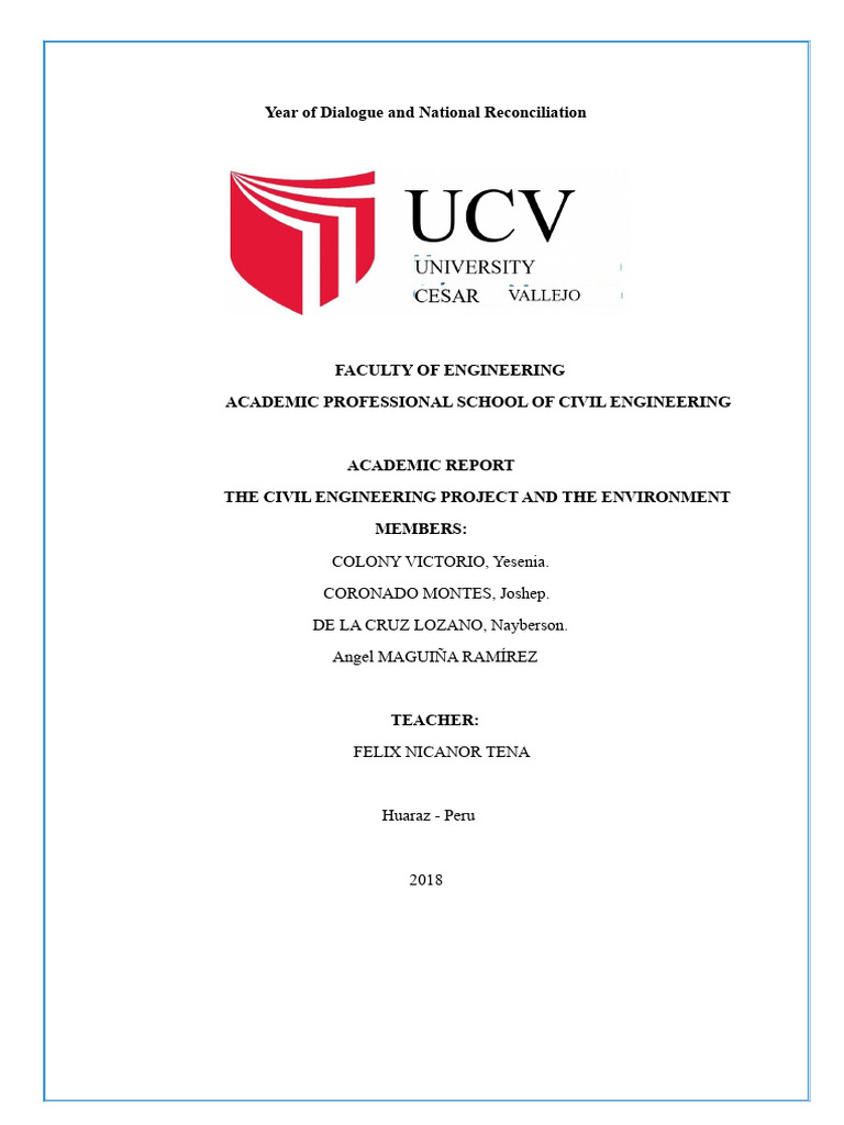 Civil Engineering Project and The Environment | PDF | Natural ...