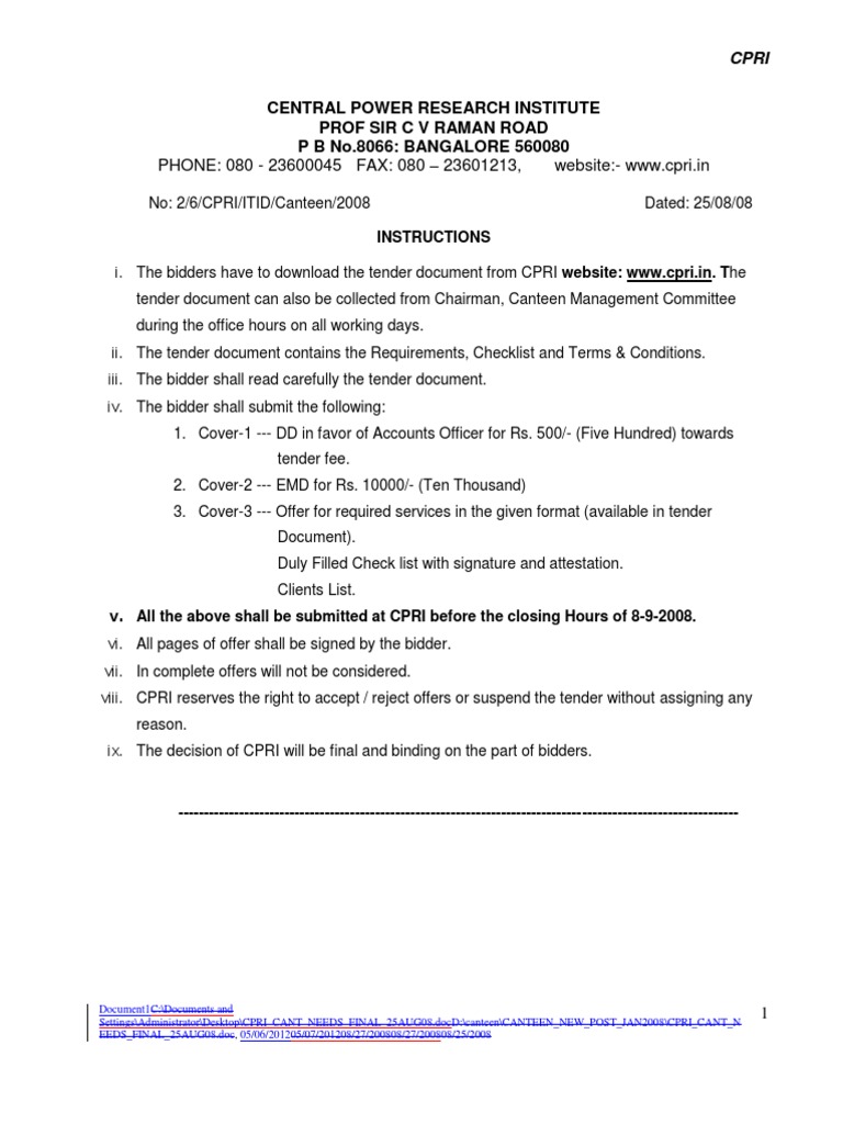 Canteen Proposal Foods Lunch