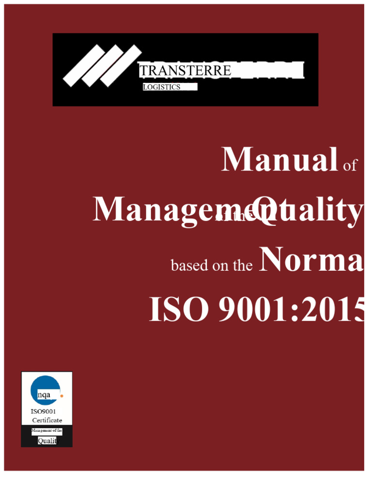 Quality Manual ISO 9001-2015 | PDF | Quality Management System ...
