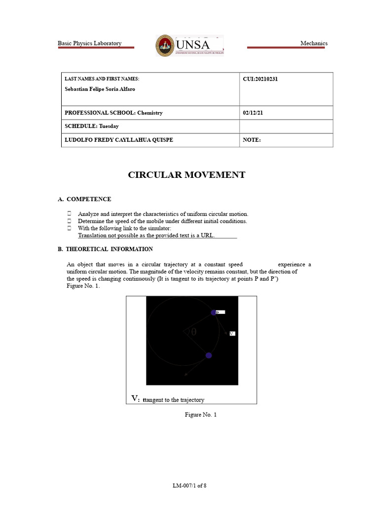 Uniform Circular Motion | PDF | Acceleration | Force