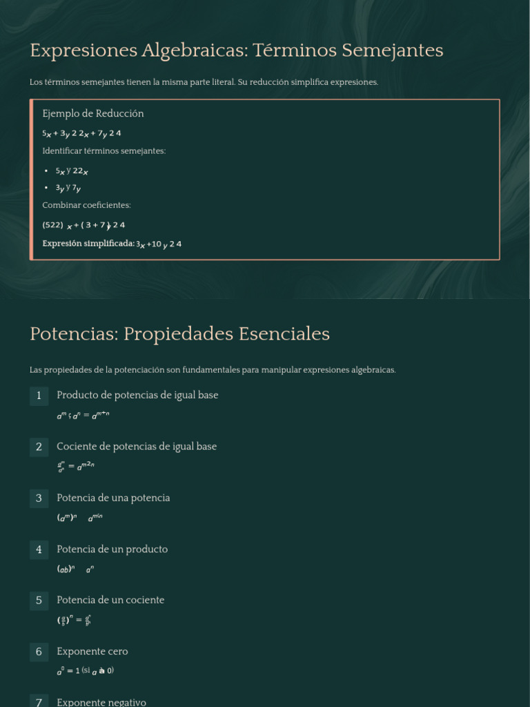 Formulario de Mate 1 | PDF
