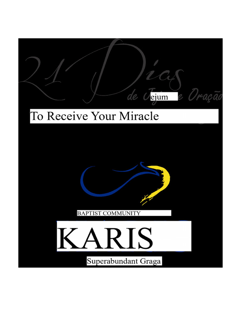 21 Days of Fasting and Prayer Guide | PDF | Miracle | Jesus