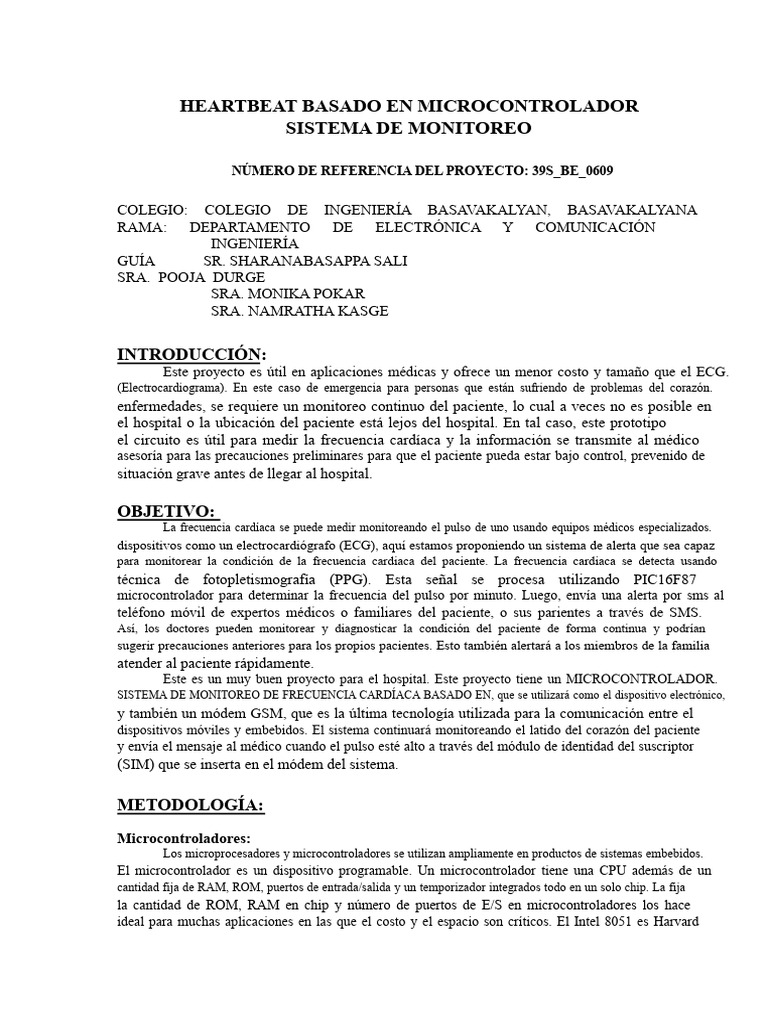 139 39S Be 0609 PDF | PDF | Microcontrolador | Unidad Central de ...