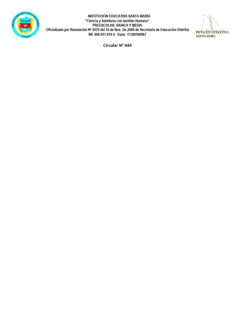 Circular 044 | PDF