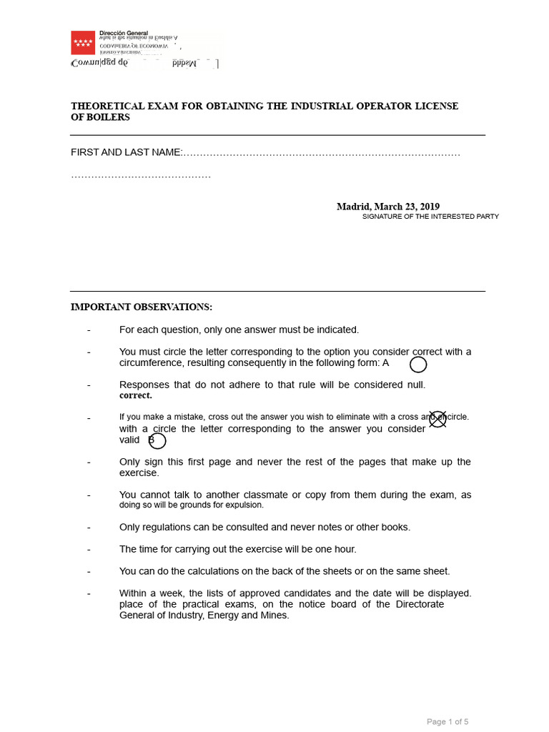 Industrial Boiler Operator Exam Guide PDF Boiler Water