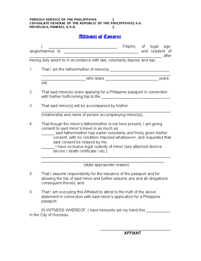 Affidavit Form In Pdf Domestic Relations Financial Affidavit Form