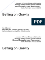 Betting On Gravity