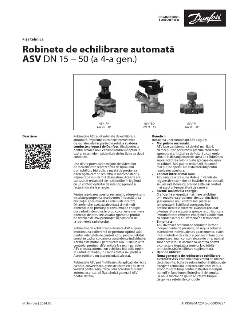 ASV-M Si ASV-PV Diametre | PDF