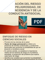 Evaluación Psicológica de La Peligrosidad de La Reincidencia y de La Conducta Criminal