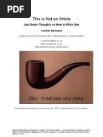 Download This is Not an Article - Just Some Thoughts on How to Write One by ahmadization SN9265581 doc pdf