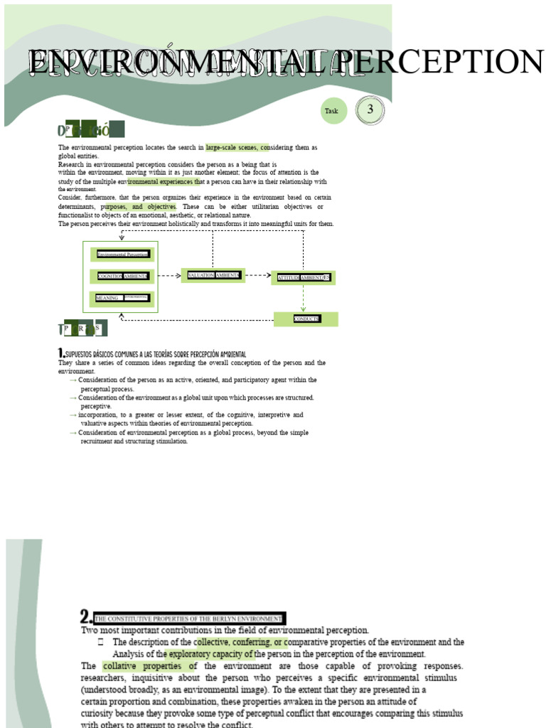 Understanding Environmental Perception | PDF | Perception | Curiosity