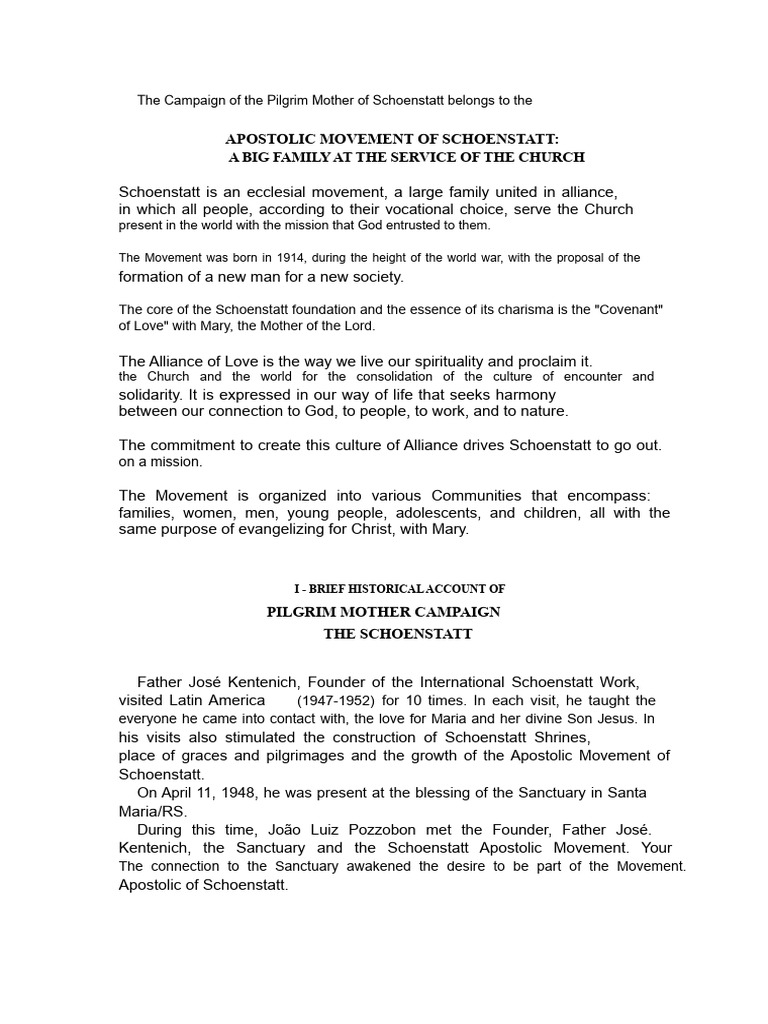 Presentation of The CMPS (Base Text of Guidance Manual) | PDF