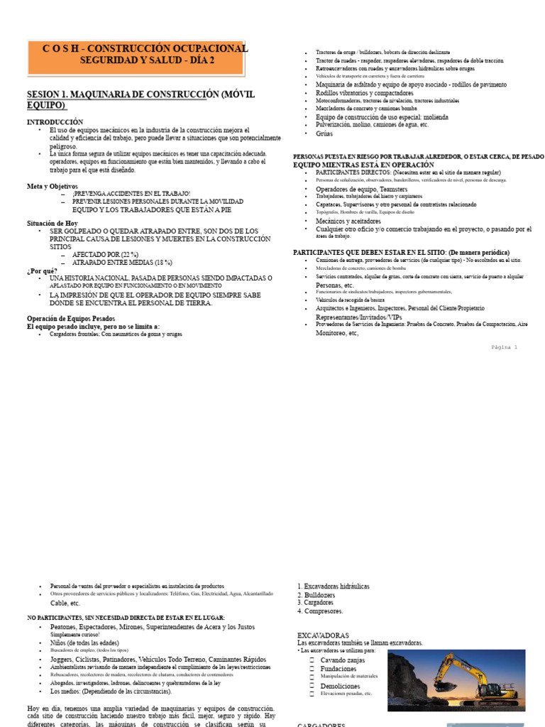 DÍA 2 MÓDULO - PDF Cosh | PDF | Camión | Equipamiento pesado