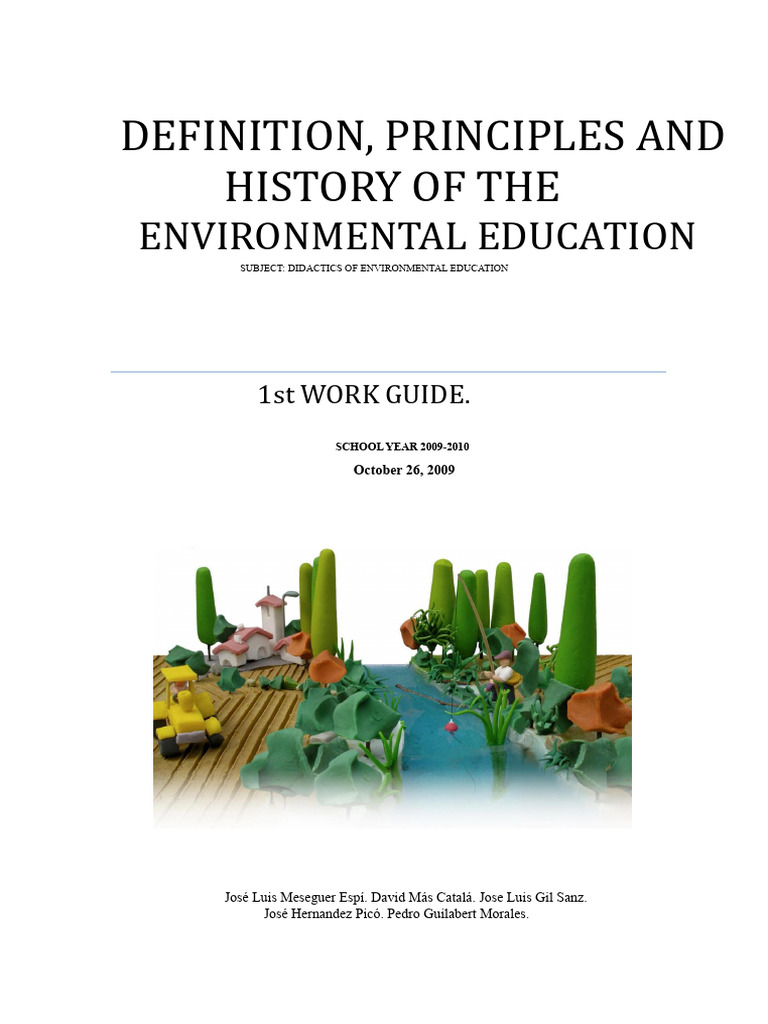 Environmental Education | PDF | Sustainability | Sustainable Development