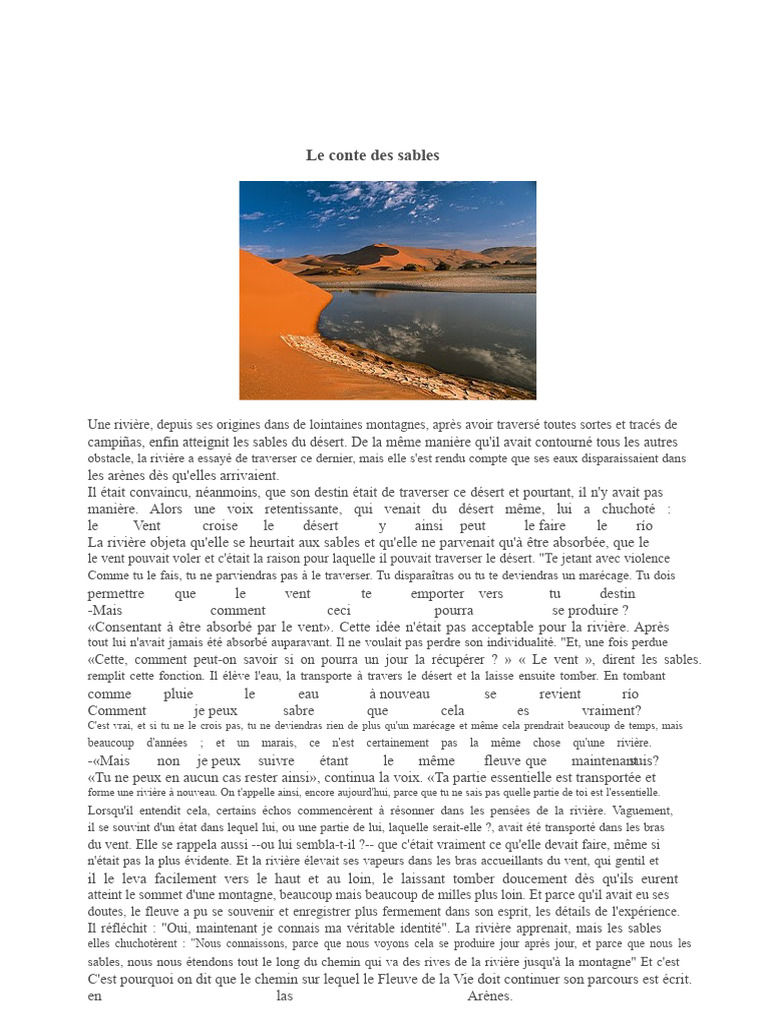 Le voyage spirituel de la rivière | PDF | Plaie | Désert