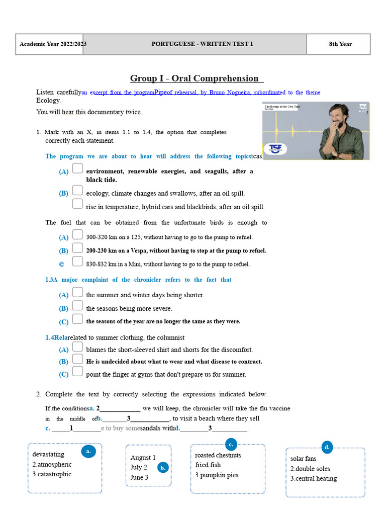Test 1 Correction | PDF