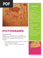 Pictography: Origins of Visual Language | PDF | Communication | Symbols