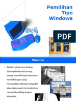 9.pemilihan Tipe Windows