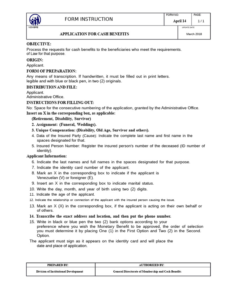 F - 14 - 04 - Instruction Manual | PDF | Identity Document