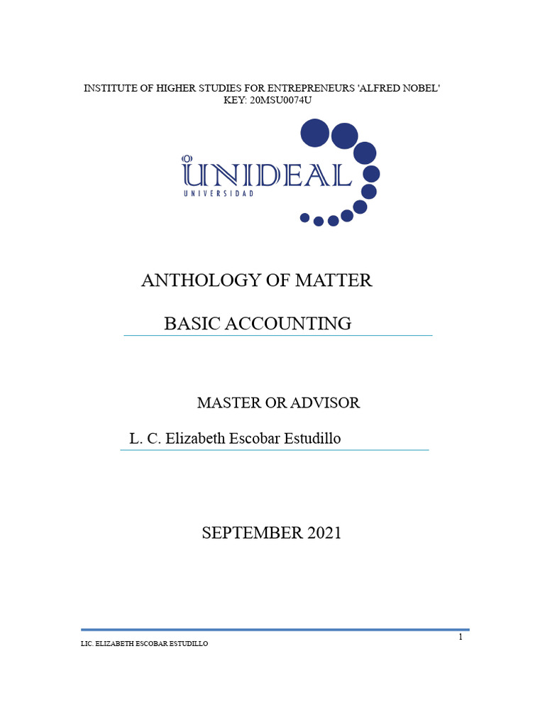 Introduction to Accounting Concepts | PDF | Debits And Credits | Equity ...