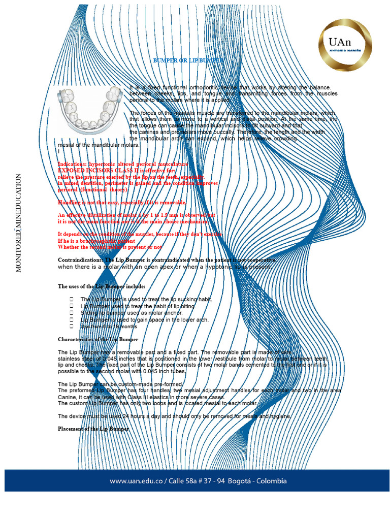 Paper Bumper | PDF | Orthodontics | Dentistry Branches
