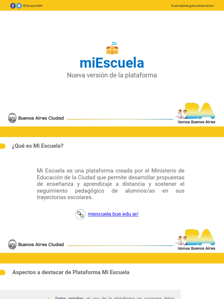 MiEscuela Nueva Versión | PDF | Enseñando | Escuelas