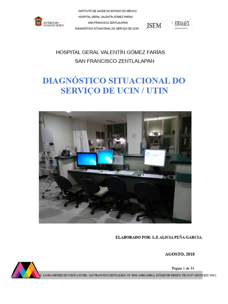 Diagnóstico UCIN Hospital Valentín Gómez | PDF | Enfermagem | Hospital
