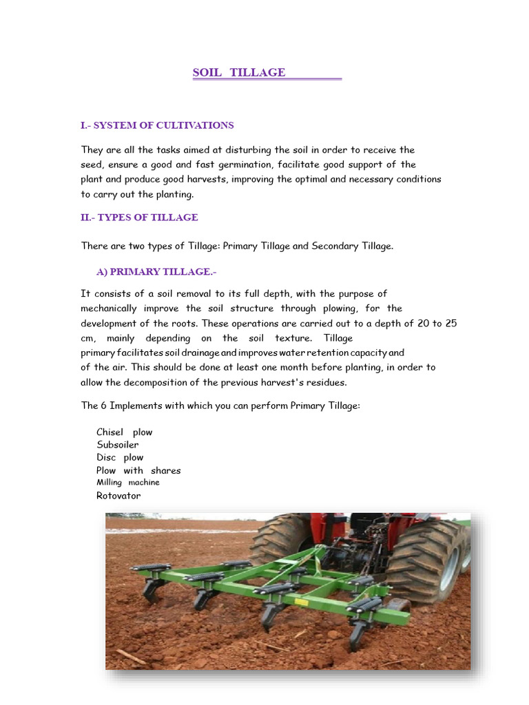 Soil Tillage | PDF | Tillage | Plough