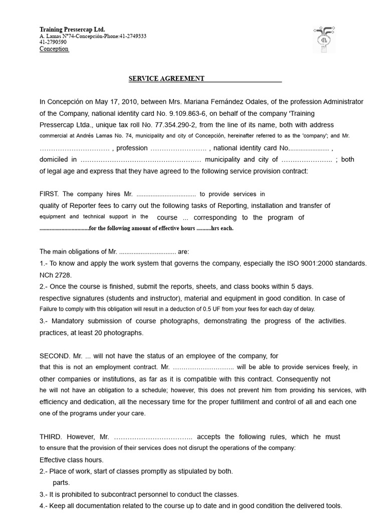 Type of Reporter Contract | PDF | Social Security (United States ...