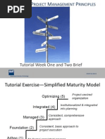 Tutorial Brief Weeks One and Two