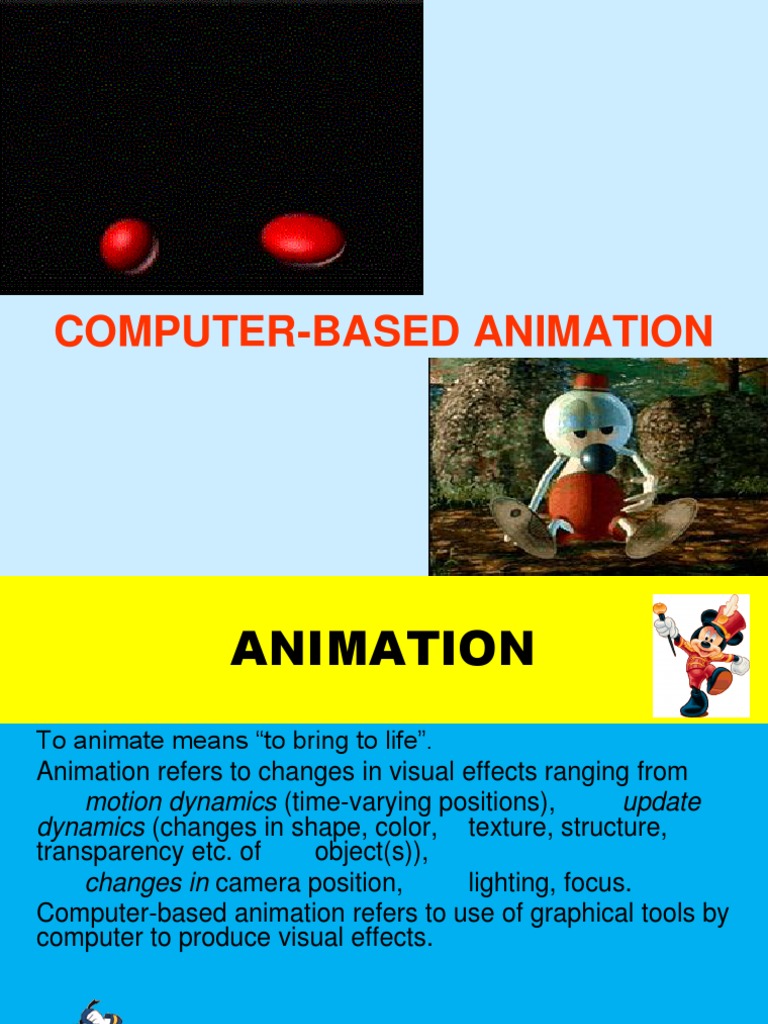 Animation | Download Free PDF | Kinematics | Animation