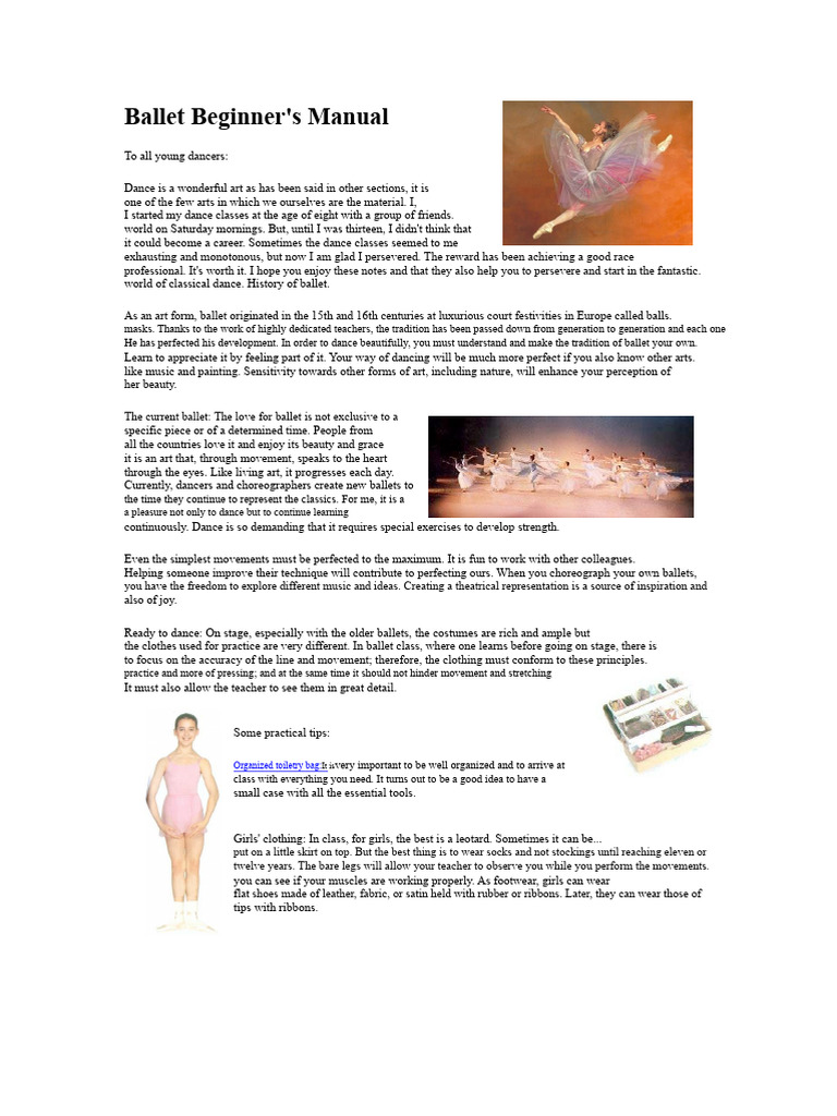 Ballet Basics for Young Dancers | PDF | Edgar Degas | Foot