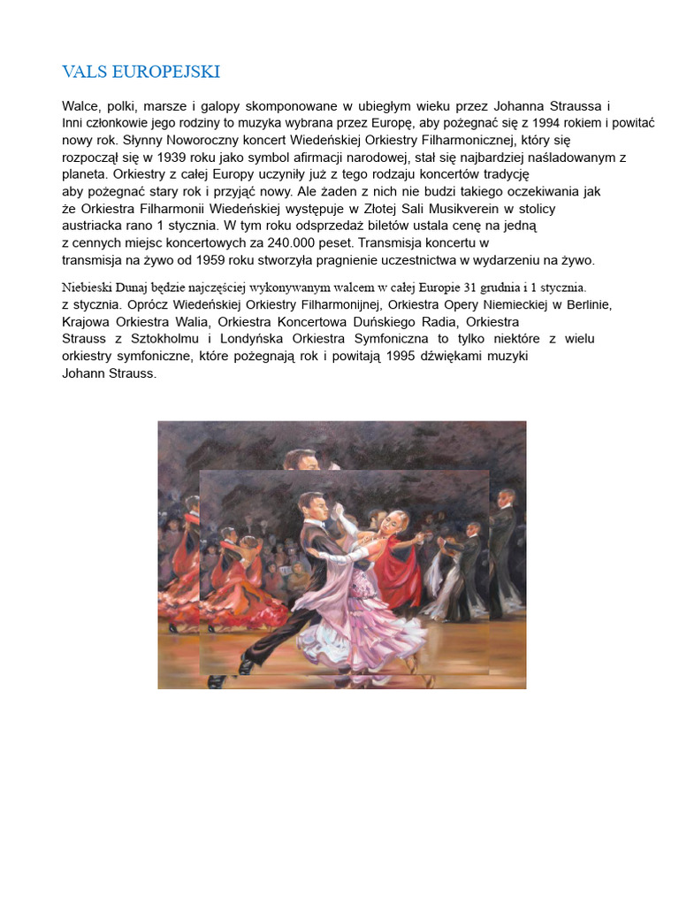 Walc Europejski | PDF